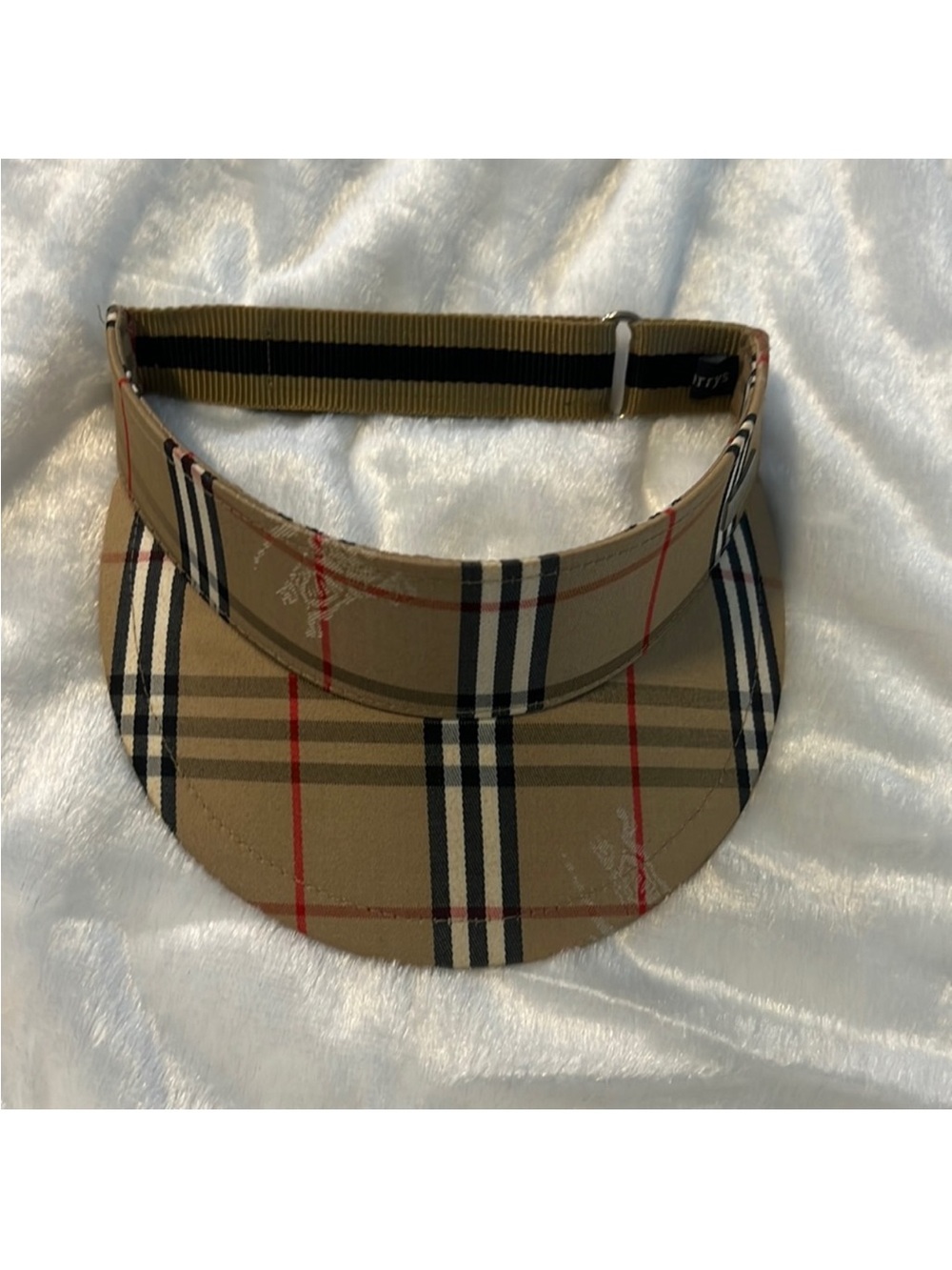 Burberry Vintage Nova Check Sun Visor Hat